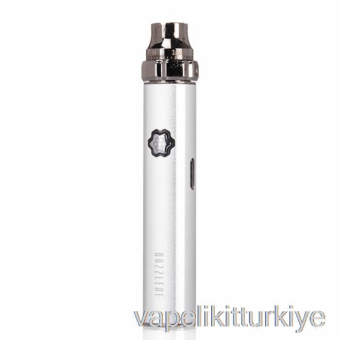 Vape Türkiye Dazzleaf Squarii üst Büküm 510 Pil Gümüş